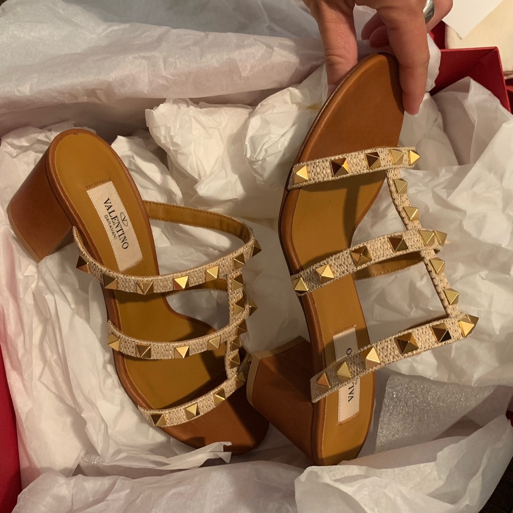 Valentino Rock Stud Slide